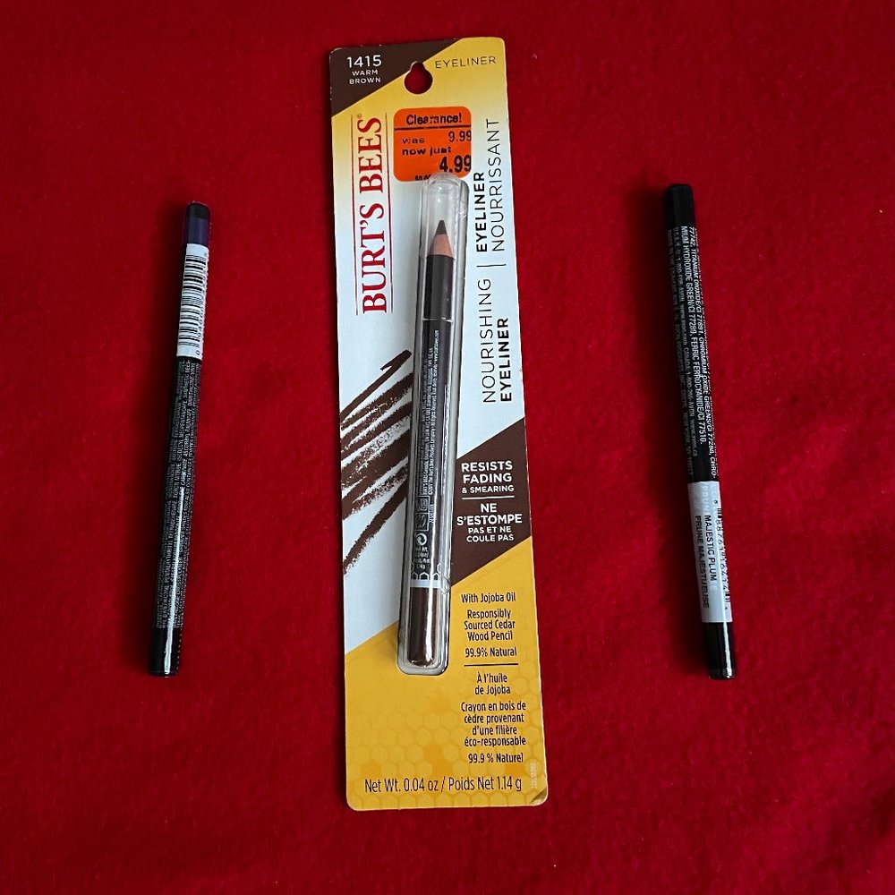 NWT -3 piece Eyeliner bundle - 2 from Avon, 1 from Burt's Bees